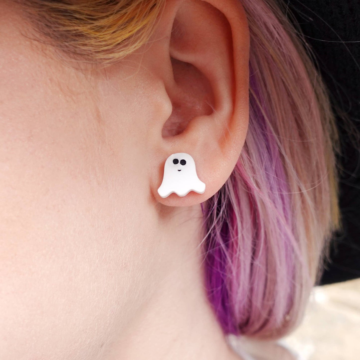 Ghost Stud Earrings