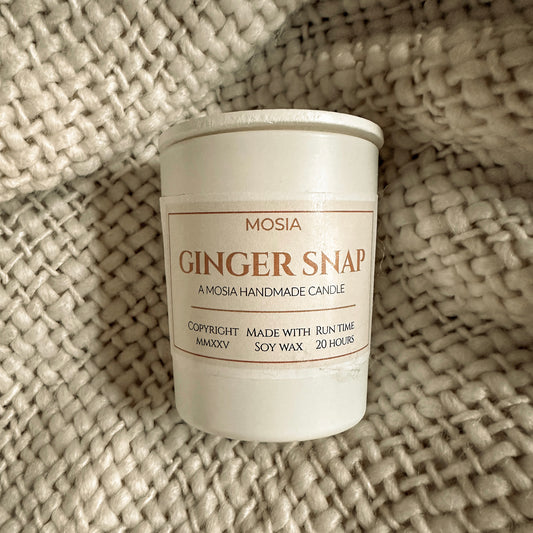 Ginger Snap Candle 9cl Scented Candle – Hand-Poured in Scotland