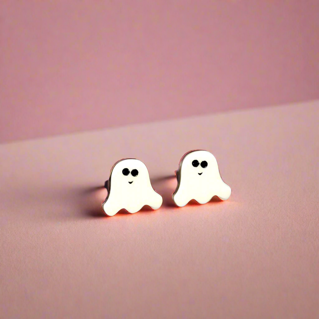 Ghost Stud Earrings