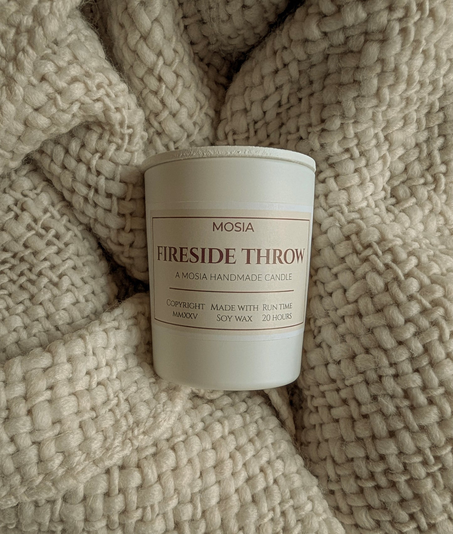 Fireside Throw Candle (9cl)